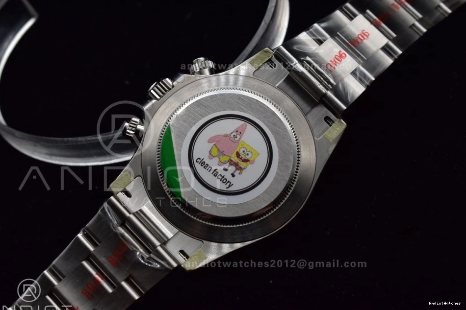 and 773 Case SA4130 Clean Bracelet 116520 Edition 1:1 Daytona Dial Best V SS SmoothTexture Black 904L 1211